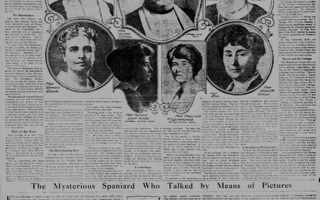 Women Who Are Playing a Part in the Political Game